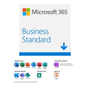 Microsoft Office 365 Business Standard - 1 User - 1 Year - 1 TB Cloud Storage