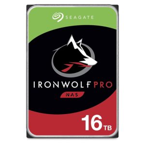 Seagate IronWolf Pro ST16000NE000 16 TB Hard Drive - 3.5" Internal - SATA (SATA/600), Mechanical Hard Disk