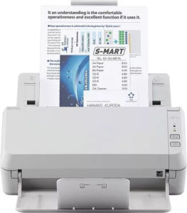 Fujitsu SP1130N Document Scanner for Home Use, Compact Size, Reliable, and Affordable Printing