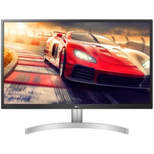 LG 68.58 Cm (27 Inch) (68.58 Cm) 4K-UHD (3840 x 2160) Pixels HDR 10 Monitor (Gaming & Design) with IPS Panel, HDMI x 2, Display Port, AMD Freesync - 27UL500, White