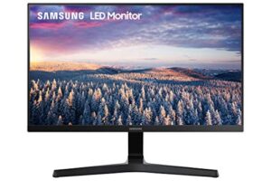 Samsung 24-inch (60.46cm) 1920 X 1080 Pixels FHD Monitor, IPS, 75 Hz, Bezel Less Design, AMD FreeSync, Flicker Free, HDMI, D-sub, (LF24T350FHWXXL, Dark Blue Gray)