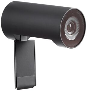 Dell Pro Webcam - WB5023-2K QHD, built-in microphone, Video Resolution 2560 x 1440, Digital Zoom x 4, 2D Noise Reduction, 3D Noise Reduction, face detection, High Dynamic Range (HDR), Auto Zoom.