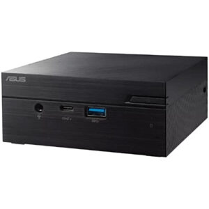 ASUS Mini PC PN51 Ultracompact barebone computer with AMD Ryzen 5 5500U processor and support for quad 4K displays with up to 64 GB DDR4 RAM M.2 SSD WiFi 5 Windows 10 Pro and dual USB 3.2 Gen 2 Type-C