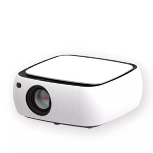 TONZO Movie Box-14 3D Android Projector for Home, Brightest Projector 9500 LED Lumen| 1080p Native 4K Support| 300" Large Screen| Digital Keystone| 5W Stereo Speaker| 2xHDMI & USB, AV, Audio Out-White