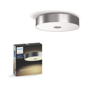 PHILIPS Hue White Ambiance Fair Dimmable LED Smart Flushmount (Compatible with Alexa, Apple HomeKit, and Google Assistant)
