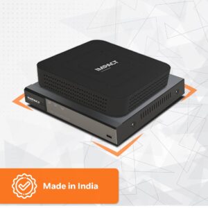 IMPACT BY HONEYWELL 8 Channel HD DVR with Advanced Detection,1 SATA Upto 10TB,H.265 Compression,Supports AHD+IP Cameras,Compatible with All Brand Cameras(1080p,I-HA-DVR-2108-L/I-HA-DVR-208-L)