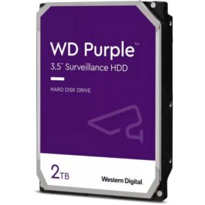 Western Digital 2TB WD Purple Surveillance Internal Hard Drive HDD - SATA 6 Gb/s, 64 MB Cache, 3.5" - WD23PURZ