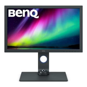 BenQ SW271C Pro Photo & Video editing Monitor,4K 27"IPS,HDR10/HLG,99% Adobe RGB,90% P3,100% sRGB,H/W Calibration,Pantone Validated,Calman Verified,3D-LUT,DeltaE<2,HDMI,DP,USB-C(60W)Shading Hood Black