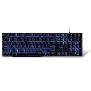 FINGERS Blazing BlueLit Wired Backlit Keyboard (Blue Illuminated Keys | Compatible with Windows® | Mac | Linux)