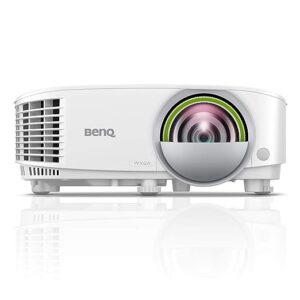 BenQ EW800ST WXGA Smart Projector, DLP, 3300 Lumens, USB Reader, PC-Free, Wireless Projection, Internet Connection, Lamp Save – Meeting Room Smart Projector with APP Supported