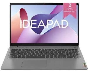 Lenovo IdeaPad Slim 3 Intel Core i5 12th Gen 15.6" (39.62cm) FHD Thin & Light Laptop (16GB/512GB SSD/Windows 11/Office 2021/Backlit/2Yr Warranty/3months Game Pass/Arctic Grey/1.63Kg), 82RK00LXIN