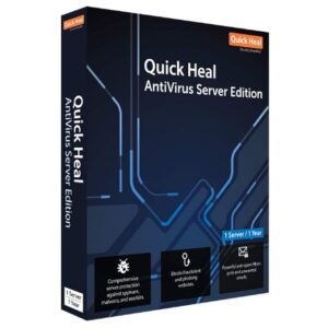 Quick Heal Antivirus Server Edition- 1 Server, 1 Year (DVD)