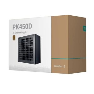 Deepcool PK450D, 450 Watt, 80 Plus Bronze Certified Power Supply/PSU for Gaming PC- R-PK450D-FA0B-UK