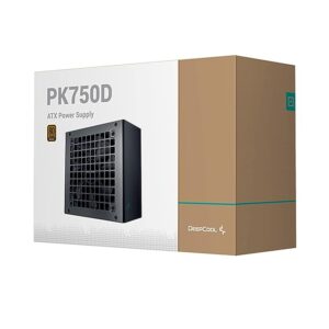 Deepcool PK750D, 750 Watt, 80 Plus Bronze Certified Power Supply/PSU for Gaming PC - R-PK750D-FA0B-UK