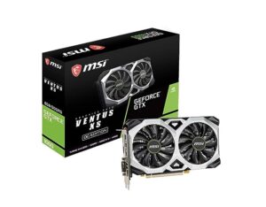 MSI GeForce 6 GB GTX 1660 pci_e Ventus XS 6G OC GDDR5 Gaming Graphic Card