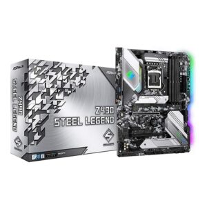 ASRock Z490 Steel Legend Supports 10 th Gen and Future Generation Intel Core TM Processors (Socket 1200) Motherboard