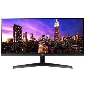 LG Ultrawide - 29Wp60G, 29 Inch (73 Cm) Wfhd 2560 X 1080 Pixels IPS Gaming Monitor with 1Ms Response Rate, 75Hz Refresh Rate, AMD Freesync, Color Calibrated - USB C, Display Port, Hdmi, Black