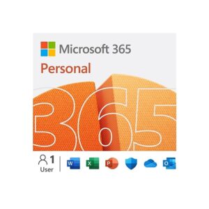 Microsoft 365 Personal | 12-Month Subscription, 1 person | Premium Office apps | 1TB OneDrive cloud storage | Windows/Mac (Email delivery in 2 hours-No CD)