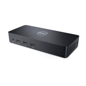 Dell D3100 USB 3.0 Ultra HD Triple Video Docking Station, Black