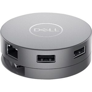 Dell DA310 USB-C Mobile Adapter, 7-in-1 , Type C Laptop Compatible - Dock and Adapter - Gray