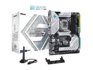ASRock Z690 Steel Legend WiFi 6E Socket LGA1700/Intel Z690 SATA 6Gb/s DDR4 ATX Motherboard