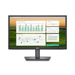 Dell-E2222HS (54.61 cm) FHD Monitor 1920 x 1080 at 60Hz, VA Panel, Built-in Speaker x 2, Brightness 250 cd/m², 16.7m Colours, Anti-Glare, Flicker Free, HDMI, VGA and DP Ports, 3 Year Warranty