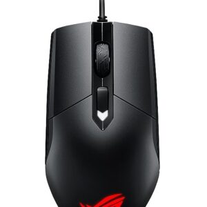 ASUS ROG Strix Impact Aura RGB USB Wired Optical Ergonomic Ambidextrous Gaming Mouse