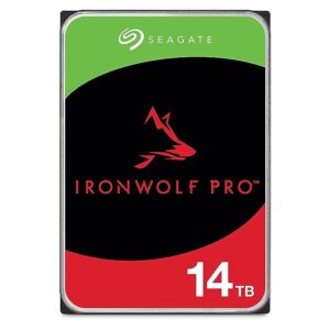 Seagate 14TB IronWolf Pro 7200 RPM SATA 6Gb/s 256MB Cache 3.5-Inch NAS Hard Disk Drive - (ST14000NE0008)