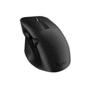 ASUS ProArt MD300 Dial, Wireless Mouse with 2 Scroll Wheel, Quick Charging, Middle Button, 4200 DPI, Multi Device Connect/Bluetooth, USB Mouse (Star Black) Ideal for Creators,Designer