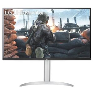 LG 32 (81.28cm) UHD HDR Monitor with USB-C Connectivity 90W Power Delivery, 3840 x 2160 Pixels, DCI-P3 90% Colour Gamut & HDR10, Tilt/Height/Pivot Adjustable Stand, AMD FreeSync™ (32UP550N-W)
