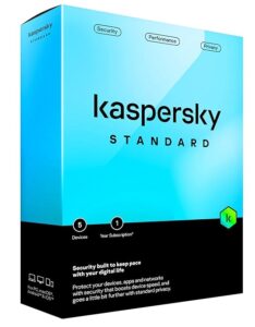 Kaspersky Standard Latest Version - 5 PC, 1 Year (No CD, Voucher Only)