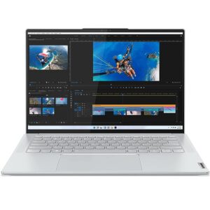 Lenovo Yoga Slim7 ProX Intel Evo i7 12700H 14.5"(36.8cm) QHD 400Nit Touch Creator Laptop(16GB/1TB SSD/NVIDIA RTX 3050/Win 11/Office 2021/Backlit KB/IR Camera/Alexa/3Yr Warranty/Grey/1.45Kg) 82TK00AFIN