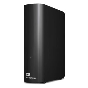 Western Digital Elements 3TB 3.5-inch USB 3.0 External Hard Drive with Power Adapter