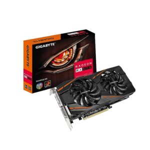 GIGABYTE RadeonRX 570 Gaming 8G rev. 2.0 Graphics Card, 2X WINDFORCE Fans, 8GB 256-Bit GDDR6, GV-RX570GAMING-8GD Rev 2.0 Video Card