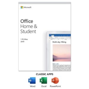 Microsoft Office 2019 Home & Student - Box Pack - 1 PC/Mac