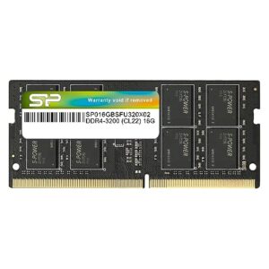 SP Silicon Power Silicon Power DDR4 16GB 3200MHz PC4-25600 Non-ECC Unbuffered CL22 1.2V 260-Pin SODIMM Laptop Notebook PC Computer RAM Memory Module
