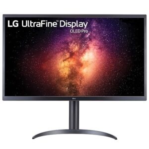 LG OLED Pro 4K (32 inches / 80 cm) 3840 x 2160 Pixels Ultrafine Monitor with Display HDR 400, 10 Bit Color, Hardware Calibration, USB-C with 90W Power Designing Monitor 32EP950 Black