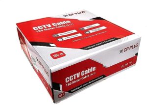 CP PLUS Copper Coaxial Cable 90 m Security Camera (White)