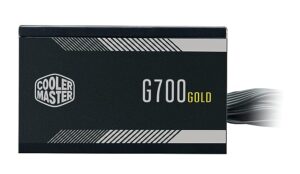 Cooler Master G700 Gold 80 Plus Gold Certified Power Supply, Intel ATX 12V 2.52, 120mm HDB Fan, 2 EPS Connectors.