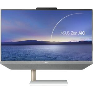 ASUS Zen AiO 24, 4 core Intel Core i5-10500T 10th Gen, All-in-One Desktop (8GB/512GB SSD/Windows 11/Office 2021/Wireless Keyboard & Mouse Included/White/7 kg), A5401WRAT-WA003WS