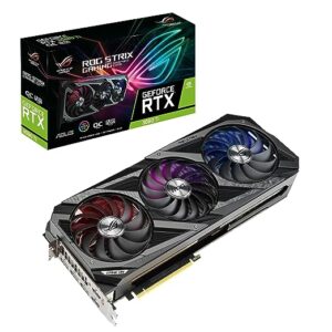 ASUS ROG Strix NVIDIA GeForce RTX 3080 Ti OC Edition Gaming Graphics Card (pci_e 4.0, 12GB GDDR6X, HDMI 2.1, DisplayPort 1.4a, Axial-tech Fan Design, 2.9-Slot, Super Alloy Power II, GPU Tweak II)