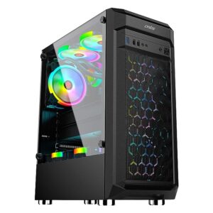 Artis G8301 Computer Gaming Cabinet Support ATX, Micro ATX Motherboard, 2 x 120mm RGB Fan with Sturdy Built Quality