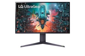 LG Ultragear UHD 32-Inch Gaming Monitor 32GQ950-B, Nano IPS 1ms (GtG) with ATW, VESA DisplayHDR 1000, NVIDIA G-SYNC, and AMD FreeSync, 144Hz, Black