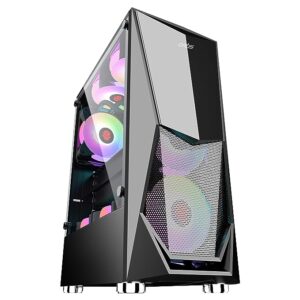 Artis G8306 Computer Gaming Cabinet Support ATX, Micro ATX Motherboard, 2 x 120mm RGB Fan with Sturdy Built Quality