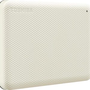TOSHIBA Canvio Advance 2TB Portable External HDD, USB3.0 for PC Laptop Windows and Mac. 3 Years Warranty. External Hard Drive - White