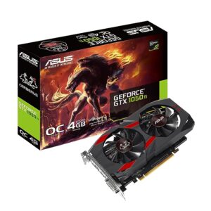 ASUS pci_e Cerberus GeForce GTX 1050 Ti 4GB OC Edition GDDR5 Gaming Graphics Card (Cerberus-GTX1050Ti-O4G)
